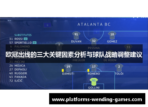 欧冠出线的三大关键因素分析与球队战略调整建议