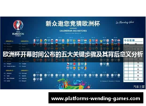 欧洲杯开幕时间公布的五大关键步骤及其背后意义分析
