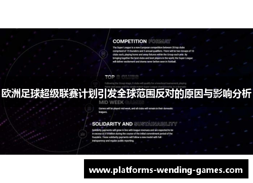 欧洲足球超级联赛计划引发全球范围反对的原因与影响分析