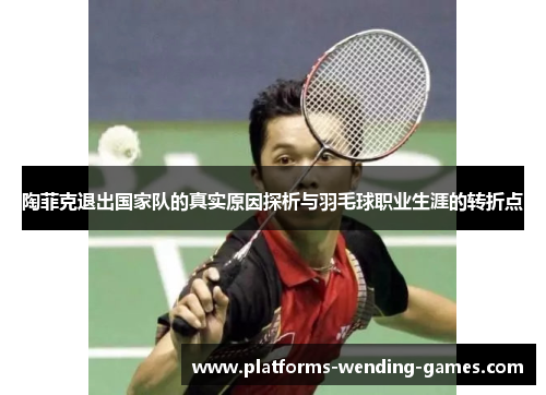 陶菲克退出国家队的真实原因探析与羽毛球职业生涯的转折点